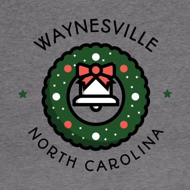 Waynesville, North Carolina Christmas by Mountain Morning Graphics